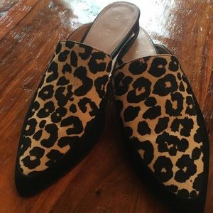 Halogen Leopard Print Mules